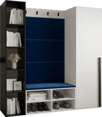 Produktbild von Garderobe MIRO Set 3 mit gepolsterten Paneelen Industrial Design