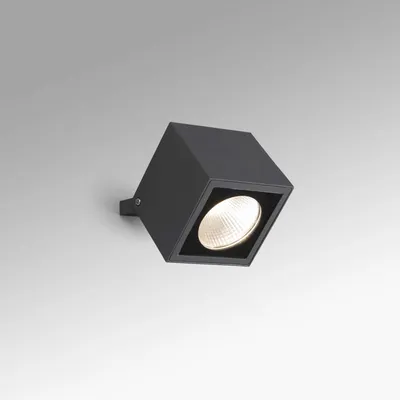 Image de Projecteur mural extérieur à LED OKO IP65 gris foncé