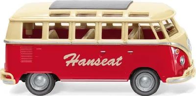Produktbild von Wiking VW T1 Sambabus "Hanseat", Busmodell, Vormontiert, 1:87, VW T1 Sambabus "Hanseat", Unisex, 1 Stück(e)