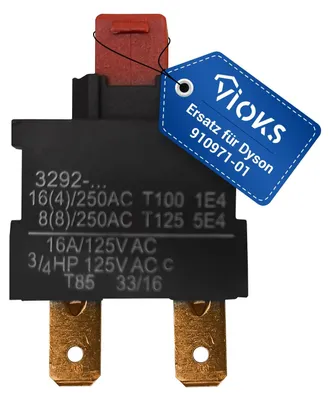 Produktbild von Ein / Ausschalter passend wie Dyson 910971-01 Netzschalter für Staubsauger