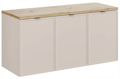 Produktbild von Badezimmerschrank 120 Cm Mit Arbeitsplatte In Kaschmir Matt