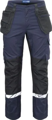 Immagine prodotto di Projob - Pantaloni da lavoro "7509" da uomo, modello ET1188 (taglia 34R), colore blu navy/nero