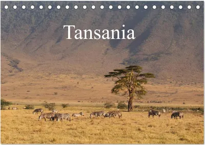 Produktbild von Tansania (Tischkalender 2025 DIN A5 quer), CALVENDO Monatskalender