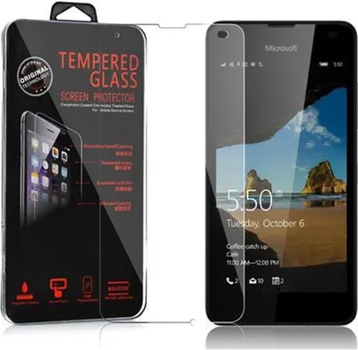 Produktbild von Cadorabo Panzer Folie für Nokia Lumia 550 Schutzfolie in Transparent Gehärtetes Tempered Display-Schutzglas