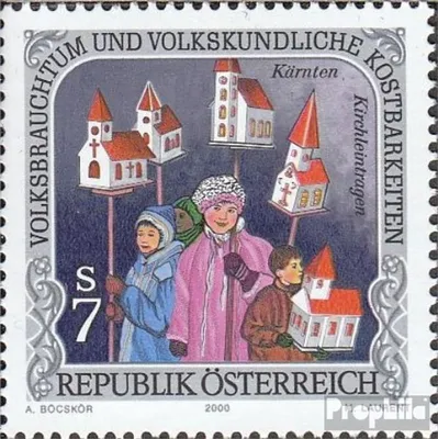 Produktbild von Briefmarken Österreich 2000 Mi 2302 (kompl.Ausg.) gestempelt Volksbrauchtum