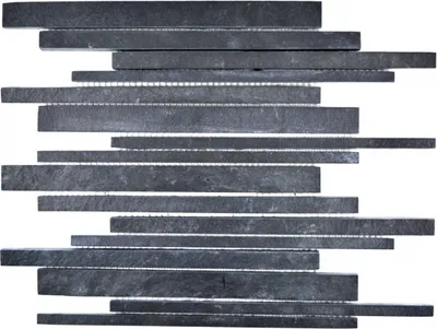 Produktbild von Mosani MOS34-0225_f, Mosaik, Schwarz, Indoor, Rechteck, 300 mm, 300 mm