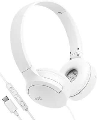 Over-Ear-Kopfhörer, weiche Ohrpolster, faltbar, mit Mikrofon & 3-Tasten-Fernbedienung, einseitiges Kabel, USB-C mit einseitigem Kabel