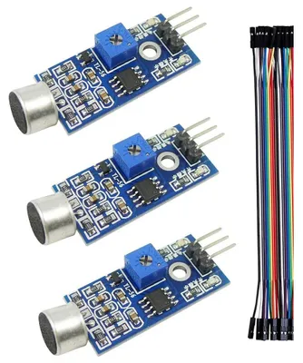 Productafbeelding van 3 stuks hoge gevoeligheid geluid microfoon sensor detectiemodule