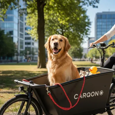 Image de Barre de maintien Carqon Smart Bar, noire, pour modèles Classic et Cruise