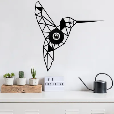 Image de Opviq, W-053, appliques murales, noir, MDF, 44 x 12 x 44 cm