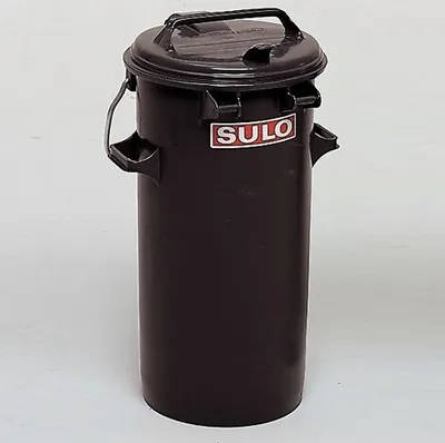 Produktbild von Systemmülleimer, 50 Liter, mit Verschlussbügel und Tragegriffen