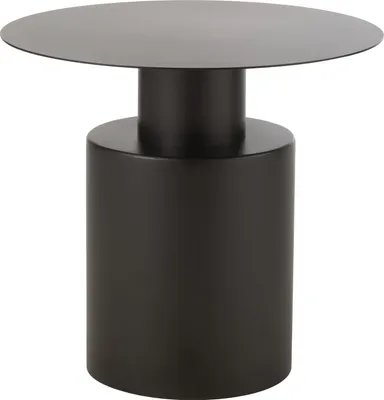 Produktbild von J-Line Beistelltisch Rund Metall Schwarz