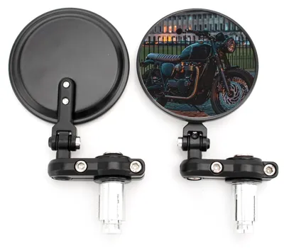 Productafbeelding van Aluminium Achteruitkijkspiegel voor Motorfiets 7/8 inch