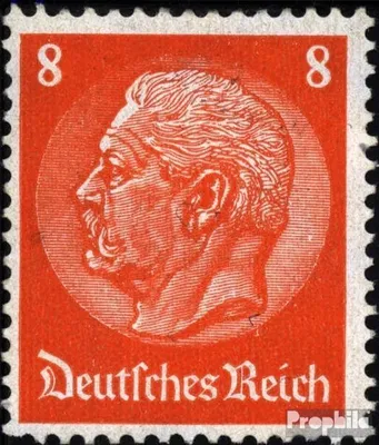 Produktbild von Briefmarken Deutsches Reich 1933 Mi 485I, offenes D in DEUTSCHES postfrisch Hindenburg