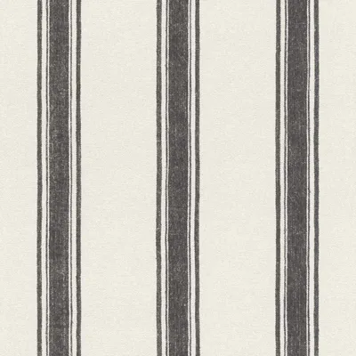 Produktbild von Vliestapete 555639 Tapete Streifen Wellen 53 x 1005 cm Rasch Lirico Schwarz Weiß