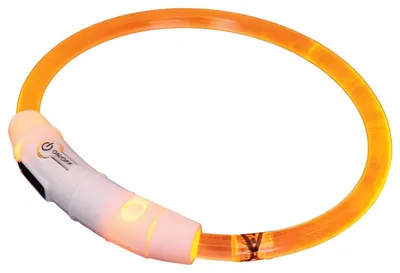 Zdjęcie produktu dla Obroża świecąca 35cm pomarańczowa Nobby