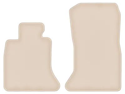 Produktbild von DURBAN Beige Velours-Fußmatten vorne für BMW 5 F10 FL Limousine (2013-2017)