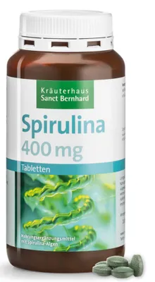 Produktbild von Sanct Bernhard Spirulina-Tabletten - 360 Tabletten