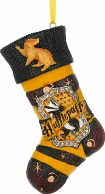 Produktbild von Harry Potter Hufflepuff Strumpf hängendes Ornament