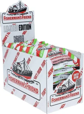 Produktbild von Fisherman's Friend Strawberry & Lime ohne Zucker 24x25g