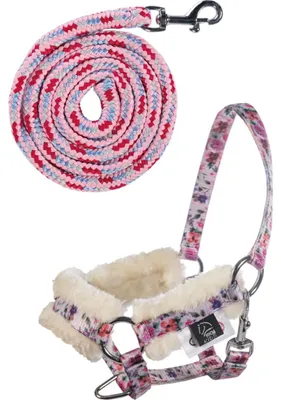 Immagine prodotto di HKM Cavezza e corda per bambini Hobby Horsing Flower