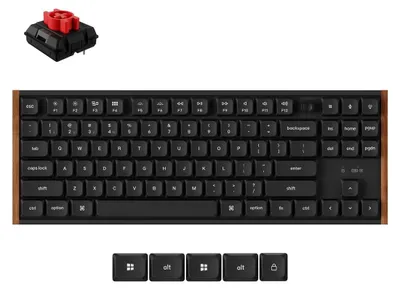 Obrázek produktu pro Keychron K1 Ultra, bezdrátová mechanická klávesnice, spínače POM Red, model K1U-H1, rozložení QWERTY (US)