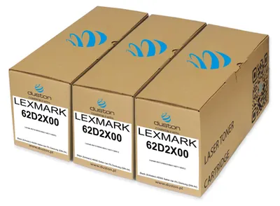 Produktbild von Duston 3x 62D2X00 Toner schwarz kompatibel mit Lexmark MX710 MX810 MX811