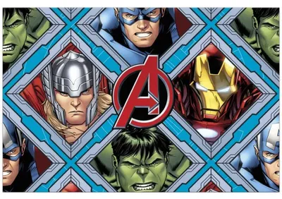Produktbild von Mighty Avengers Party Tischdecke
