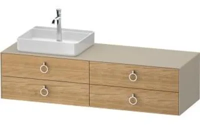 Produktbild von DURAVIT WT4995LH5600010 WTU wh White Tulip 550x1600x408mm Eic