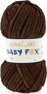 Produktbild von Luna Art Baby Fox Wolle, 100% Polyester, weich & ideal für Kinderprojekte