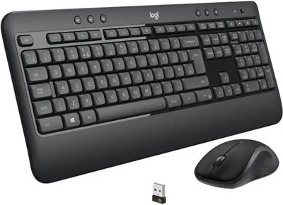 Image de Ensemble Clavier Souris sans fil Logitech MK540, AZERTY, Noir