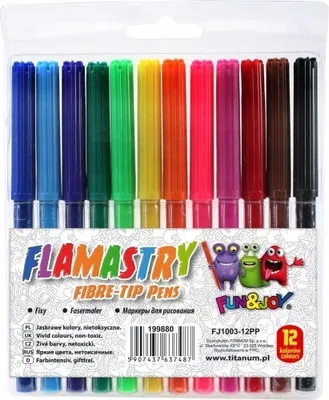 Obrázek produktu pro Popisovače Fun&Joy 12 barev