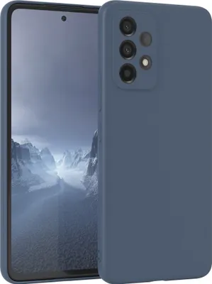 Produktbild von EAZY CASE - TPU Hülle für Samsung Galaxy A53 5G, TPU Case stoßfeste Handyhülle, weiches Cover mit Kameraschutz, Silikonhülle in Dunkelblau