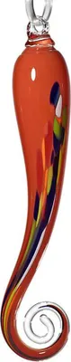 Produktbild von Hängezapfen L Gartenflair 43cm mit Stab rot