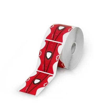 Immagine prodotto di Spatole per unghie Silcare, rosse, bifacciali - Confezione da 500 pezzi