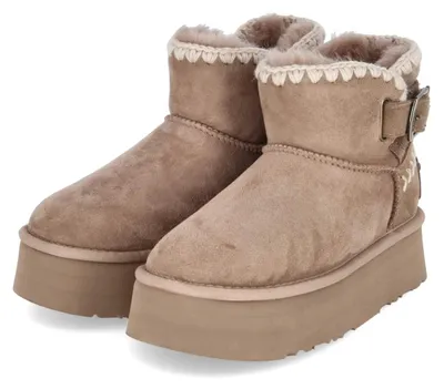 Productafbeelding van Australia Luxe Collective, dames winterlaarzen, EVA, taupe, suède, maat: 36
