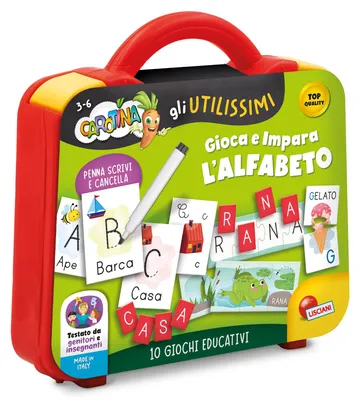 Produktbild von Lisciani Giochi – 113804 Lernkoffer zum Spielen und Lernen Alphabet, 113804