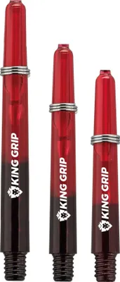 Produktbild von KOTO King Grip Colors Red Black - Dart Shafts