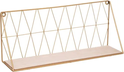 Produktbild von Wandregal gold 48x20cm - Atmosphera créateur d'intérieur