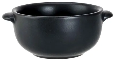 Produktbild von Cosy & Trendy Suppenteller - Porzellan - schwarz - rund - 10 cm
