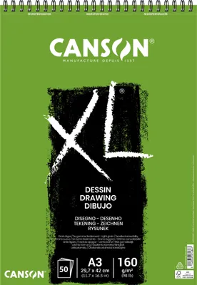 Produktbild von CANSON Skizzen und Studienblock XL Zeichnen DIN A3 50 Blatt