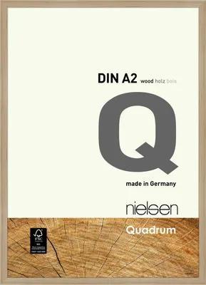 Produktbild von nielsen Holz Bilderrahmen Quadrum, 42x59,4 cm (A2), Eiche Natur