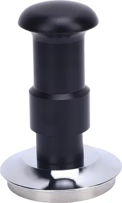 Image de Marteau à café noir à double ressort et pression de 30lbs en acier inoxydable pour les accessoires de machine à café 58mm / 2.28in