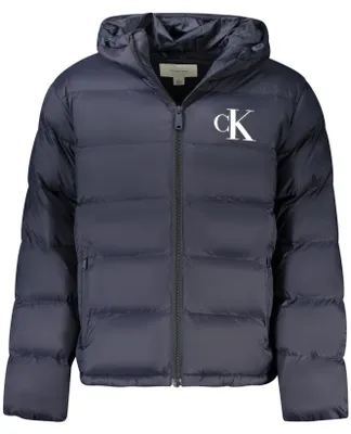 Produktbild von Herrenjacke Blau: Wasser- & winddicht, abnehmbare Kapuze, Taschen