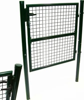 Produktbild von Gartentor Zauntor Pforte 100X100 Schloss Zaun 56427 Gartenzaun Maschendrahtzaun