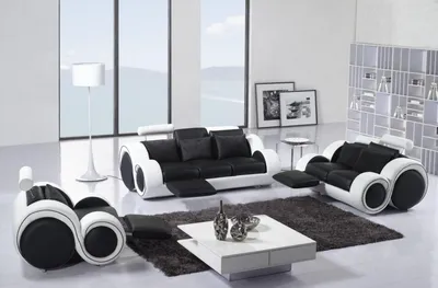 Produktbild von Sofagarnitur 3+2+1 Relax Funktion Sitzer Sofa Couch Garnituren Leder Sofas