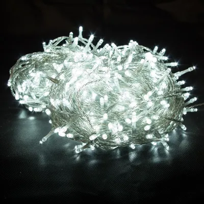 Produktbild von 500er LED Lichterkette Beleuchtung weiß Weihnachten transparent 220V