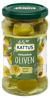 Produktbild von KATTUS Oliven ohne Stein, frisches Aroma