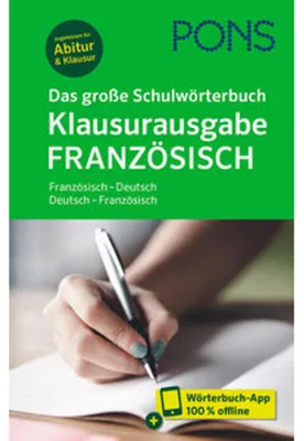 Obrázek produktu pro PONS Das große Schulwörterbuch Klausurausgabe Französisch