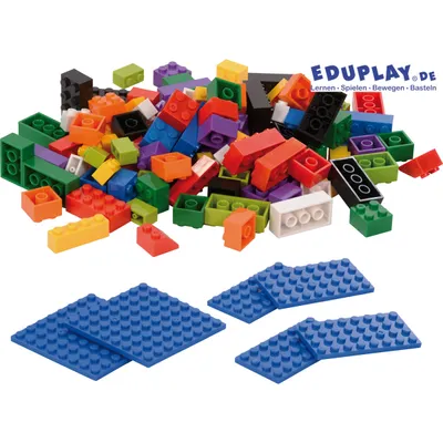 Produktbild von Eduplay Bausteine Set - 1600 Teile - buntes Konstruktionsspielzeug